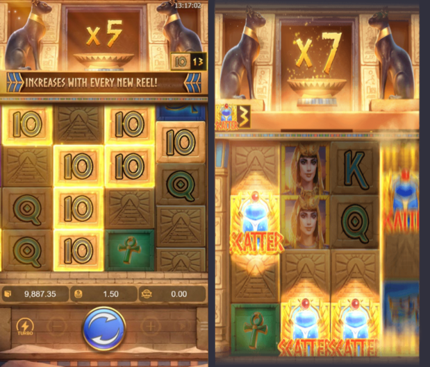 สล็อต Secrets of Cleopatra สล็อตออนไลน์ PG Slot